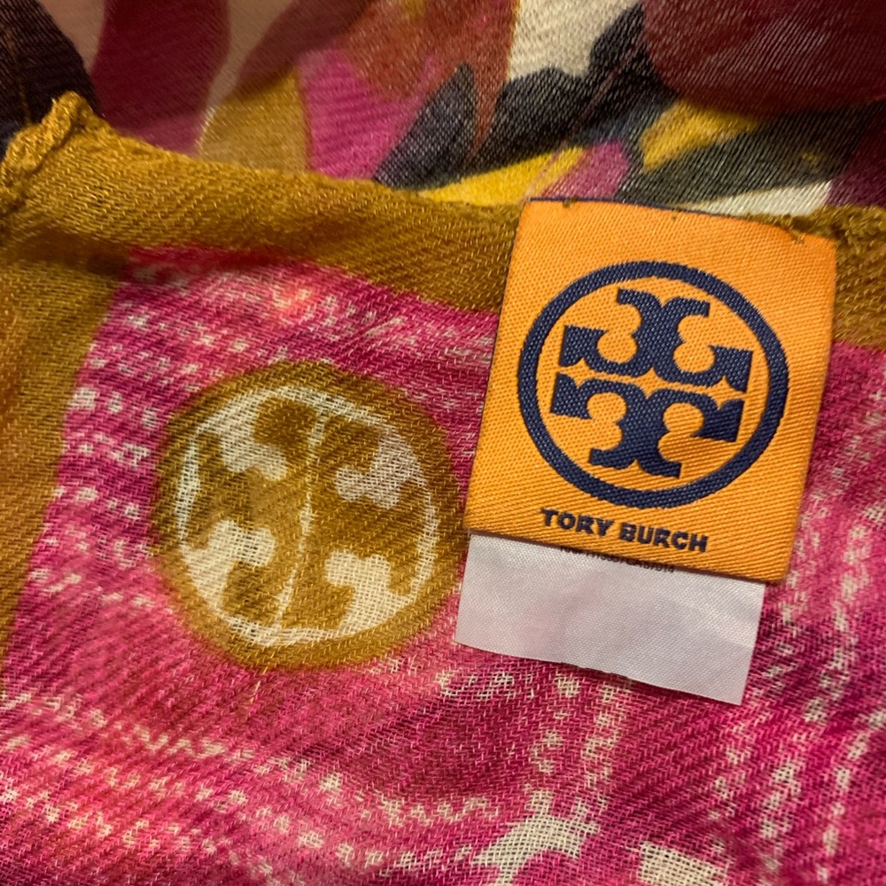 Tory Burch Silk/Wool Scarf